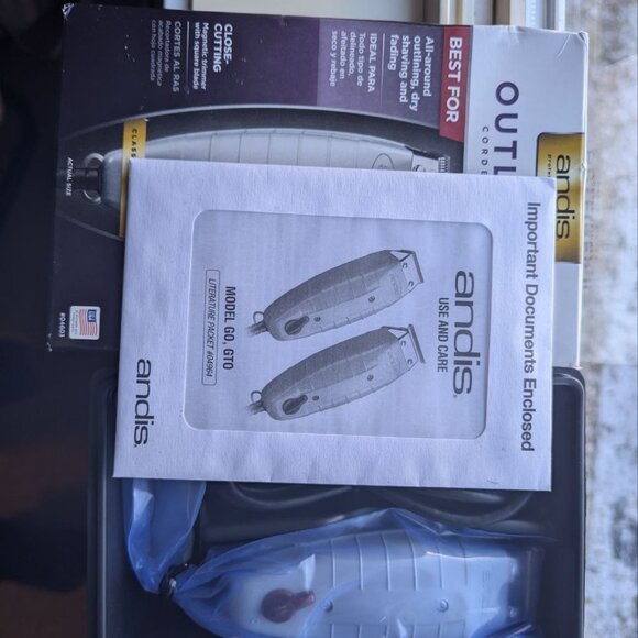 Andis 04603 Professional Outliner ll Square Blade Beard Trimmer - Blade Zero Gap - Picture 5 of 6